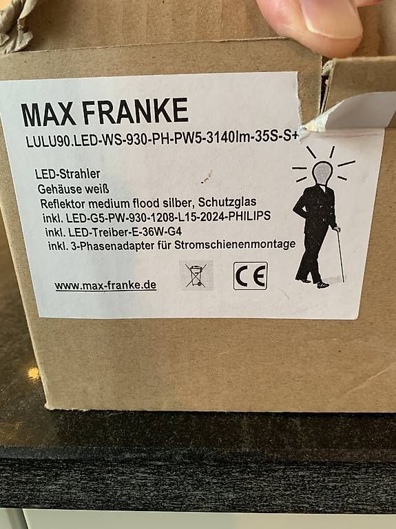 Lampade: Max Franke LED-Strahler – Usato da Muri AG venduto da cag733