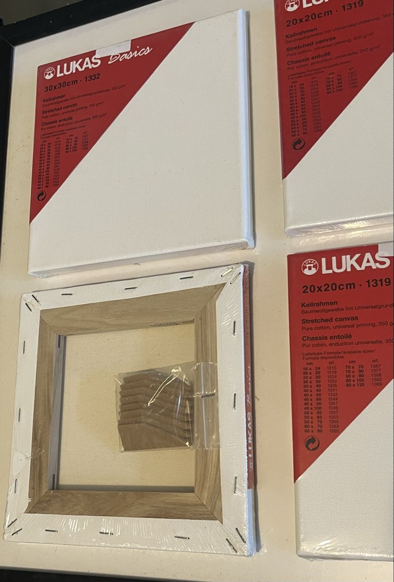 Kit bricolage: Leinwand Set, 4 Stk., Neu & Originalverpackt – Nuovo e nell'imballaggio originale da Zürich venduto da supernova12 2