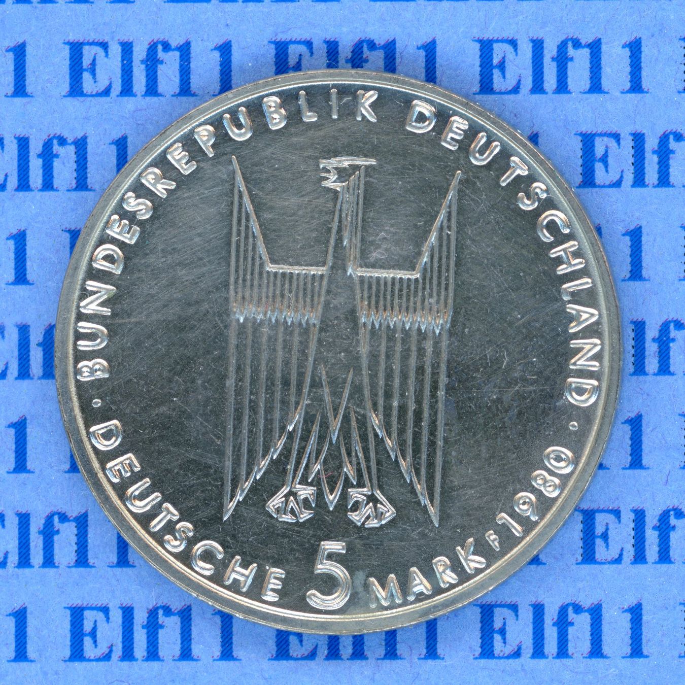 Alle Münzen: DEM___5.00 1980F Kölner Dom -stgl 5 Deutsche Mark – Neu (gemäss Beschreibung) aus Widnau von Elf11