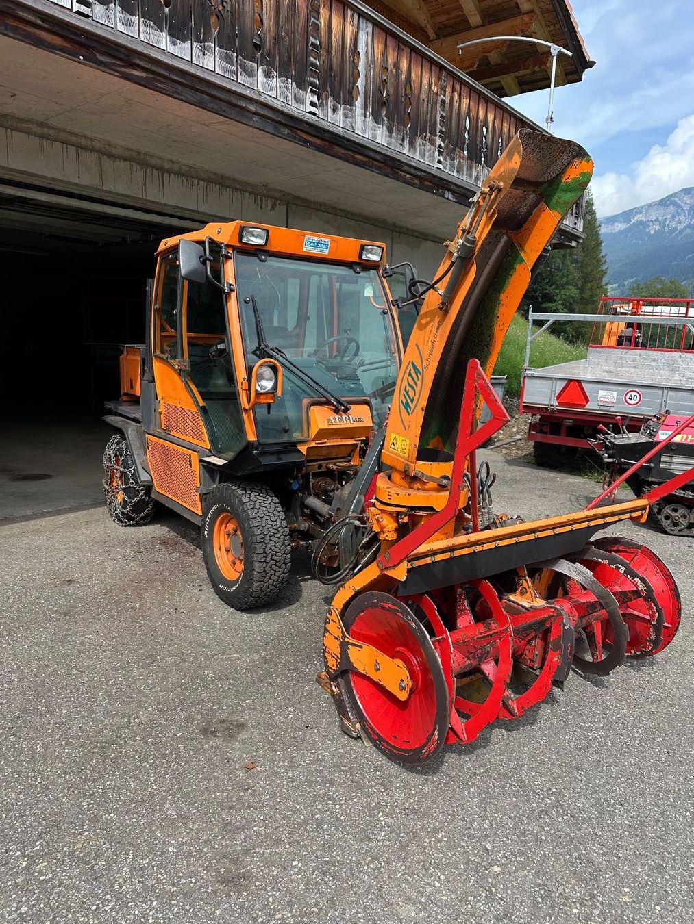 Aebi Trattori: Schneefräse KT 70 Aebi Rasant – Usato da Brünig venduto da simtan 1