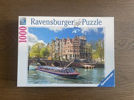 Ravensburgerpuzzle, 1000 Teile, Grachtenfahrt in Amsterdam