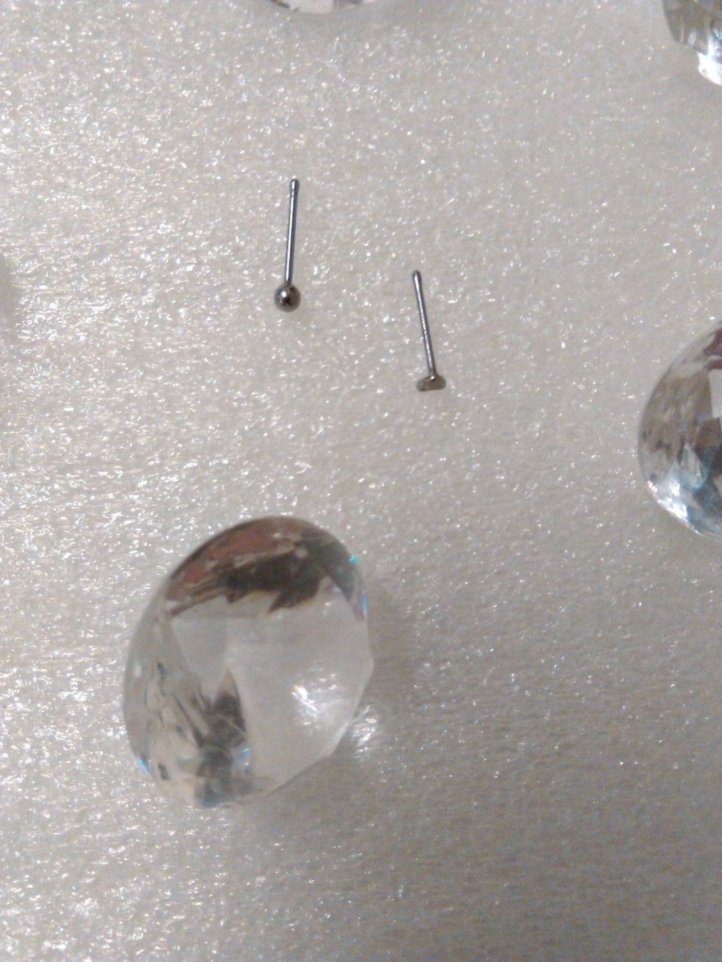 Gioielli per piercing: EDELSTHAL NASEN STECKER;SILBER FARBE – Nuovo (secondo la descrizione) da Basel venduto da bijoutrie_4 6