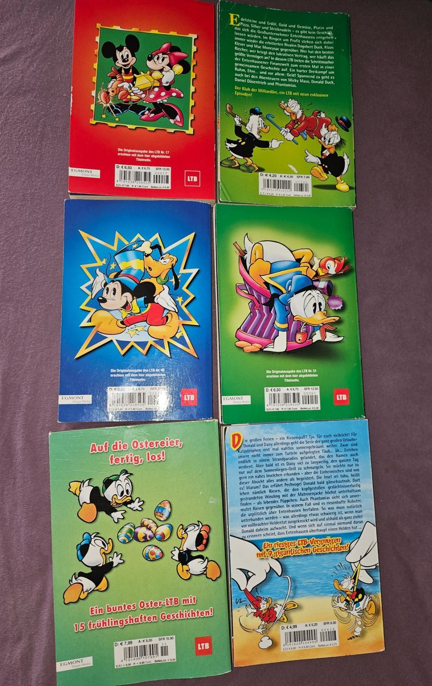 Comics: 6 x Lustiges Taschenbuch – Gebraucht aus Thun von Shame 1
