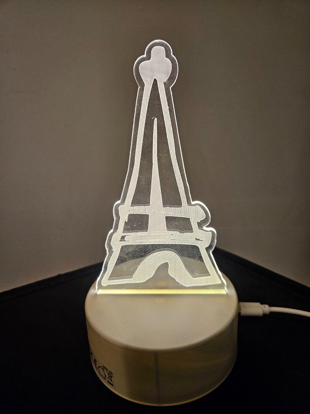 Tutte le decorazioni: LED Dekolampe Eifelturm – Usato da Schlieren venduto da mitica500