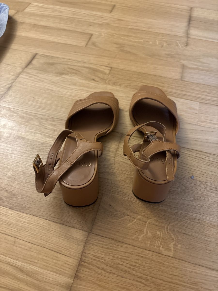 Damenschuhe: Greige Italian leather sandals EU 38 – Neu (gemäss Beschreibung) aus Château-d'Oex von rob_h8g8 3