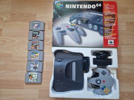 Nintendo 64 Konsole mit OVP und 6 Spielen Guter Zustand! 1.-