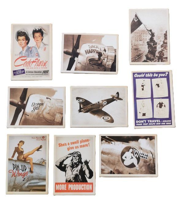 Cartoline postali: Flieger USA Vintage  (9 Postkarten) – Nuovo (secondo la descrizione) da Wilen b. Wollerau venduto da morethanmusic