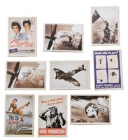Flieger USA Vintage  (9 Postkarten)