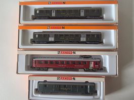 4 Stück SBB Personenwagen