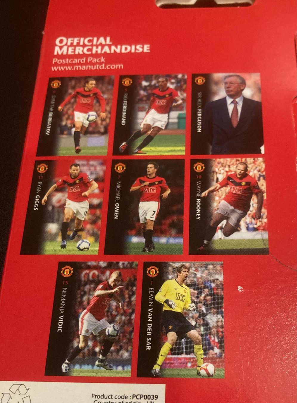 Cartoline postali: Postkarten-Set Manchester United – Nuovo e nell'imballaggio originale da Baden venduto da Polystyreneman 1