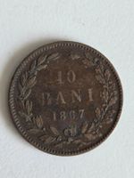 10 Bani 1867 Rumänien Münze Sammlung Sammlerstück