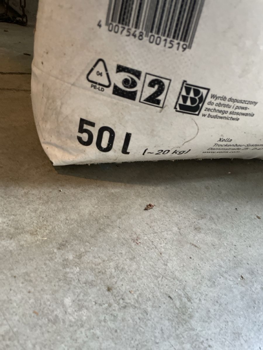Materiale di riempimento: Fermacell Ausgleichsschüttung 50L  – Nuovo (secondo la descrizione) da Zollbrück venduto da Bawz 2