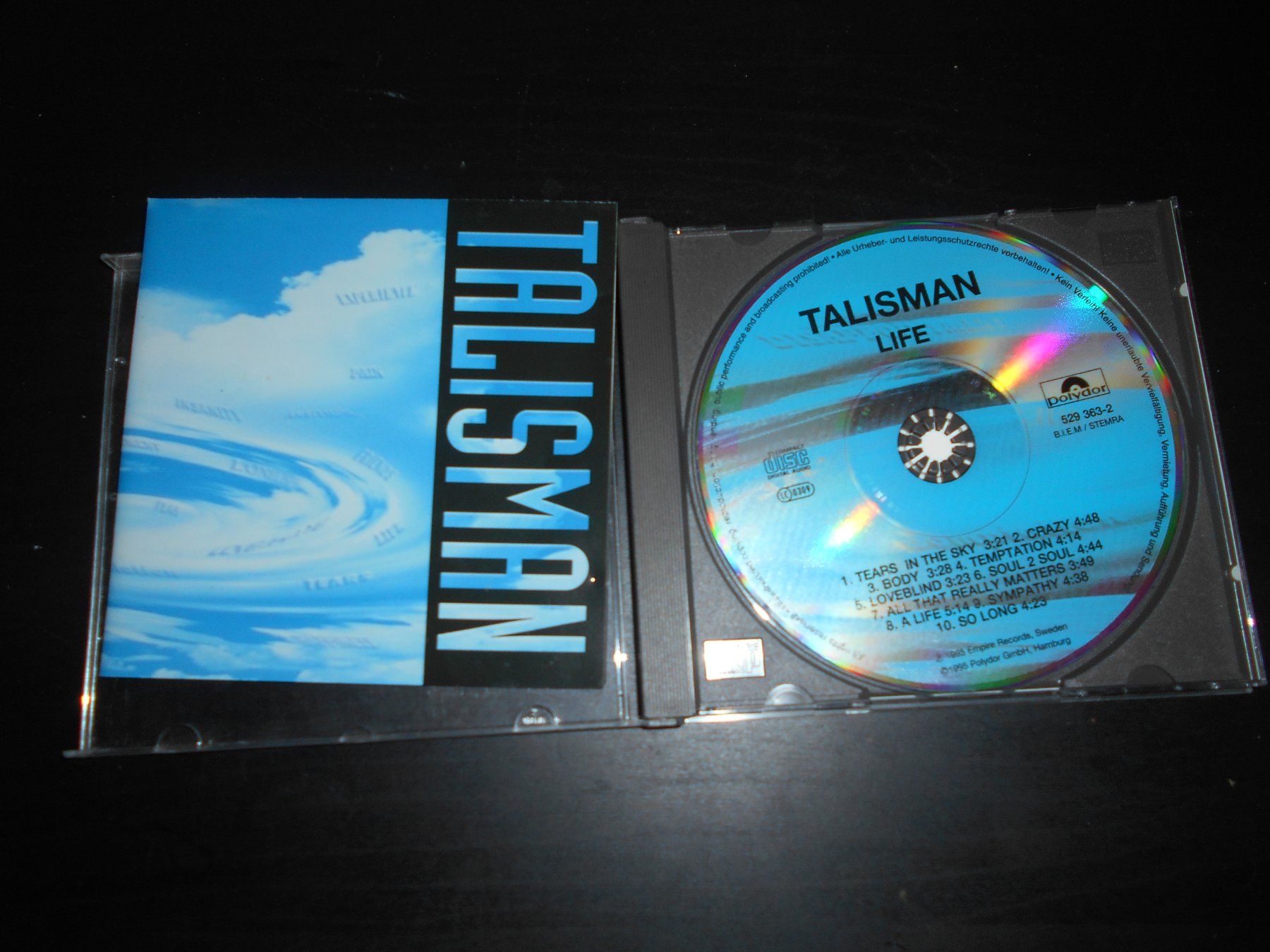 CDs: Talisman – Life / 1995 – Gebraucht aus Aarberg von witchhunter01