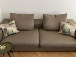 Neuwertiges Flexform in braun/taupe/olive