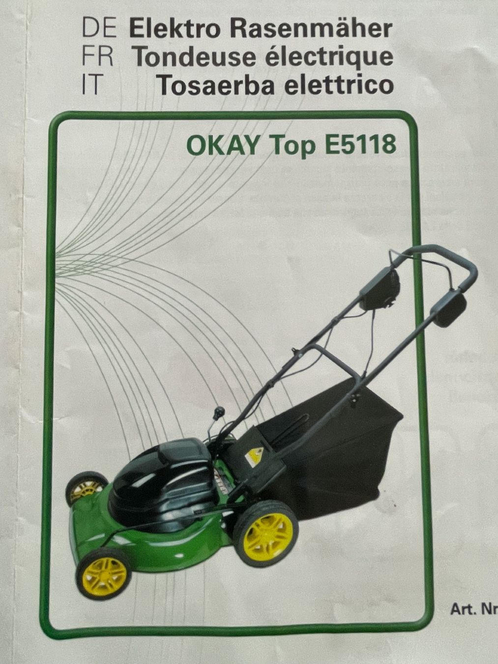 Tondeuses à gazon: Elektro-Rasenmäher – D'occasion à Samstagern par pwj_q5r9