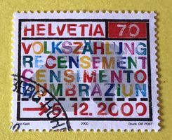 Nr.1005 GESTEMPELT Volkszählung 2000  Siehe Original Fotos.