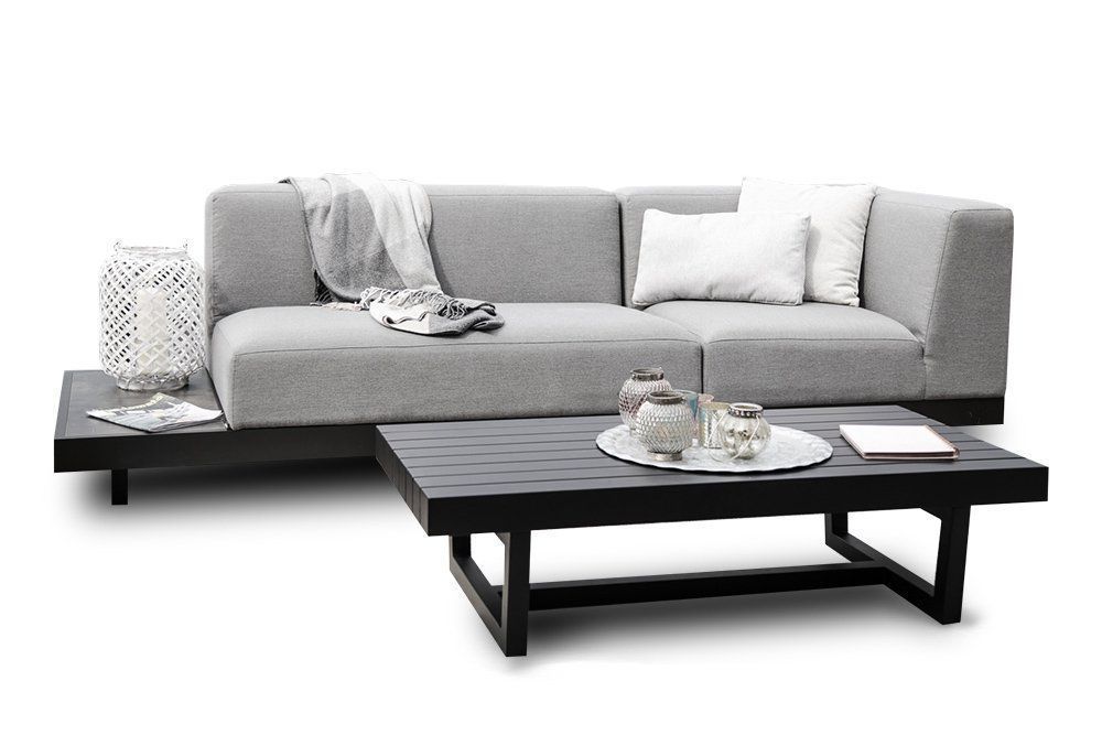 Divani: Gartenlounge grau wetterfest – Nuovo e nell'imballaggio originale da Bern venduto da rattan-lounge