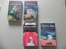 4 Bücher Alpenkrimi Romane Taschenbücher Nicola Förg