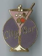 Placchette & Badge: City Bar Cocktail Pin – Usato da Zürich venduto da t24_de