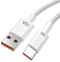 Lade- und Datenkabel USB-A auf USB-C, 120W, 1M, Weiss (NEU)