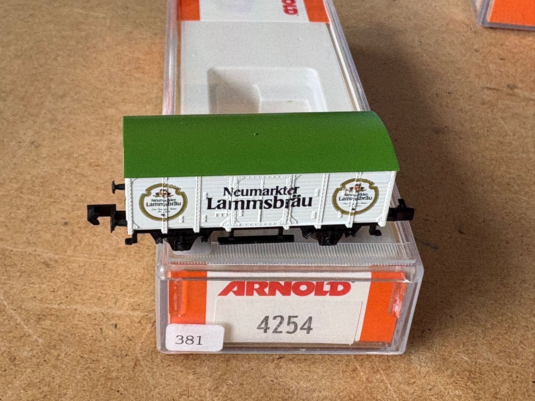 Arnold Modelleisenbahnen: Arnold 4254 Guterwagen Bier – Neu (gemäss Beschreibung) aus Hauterive NE von eriamch