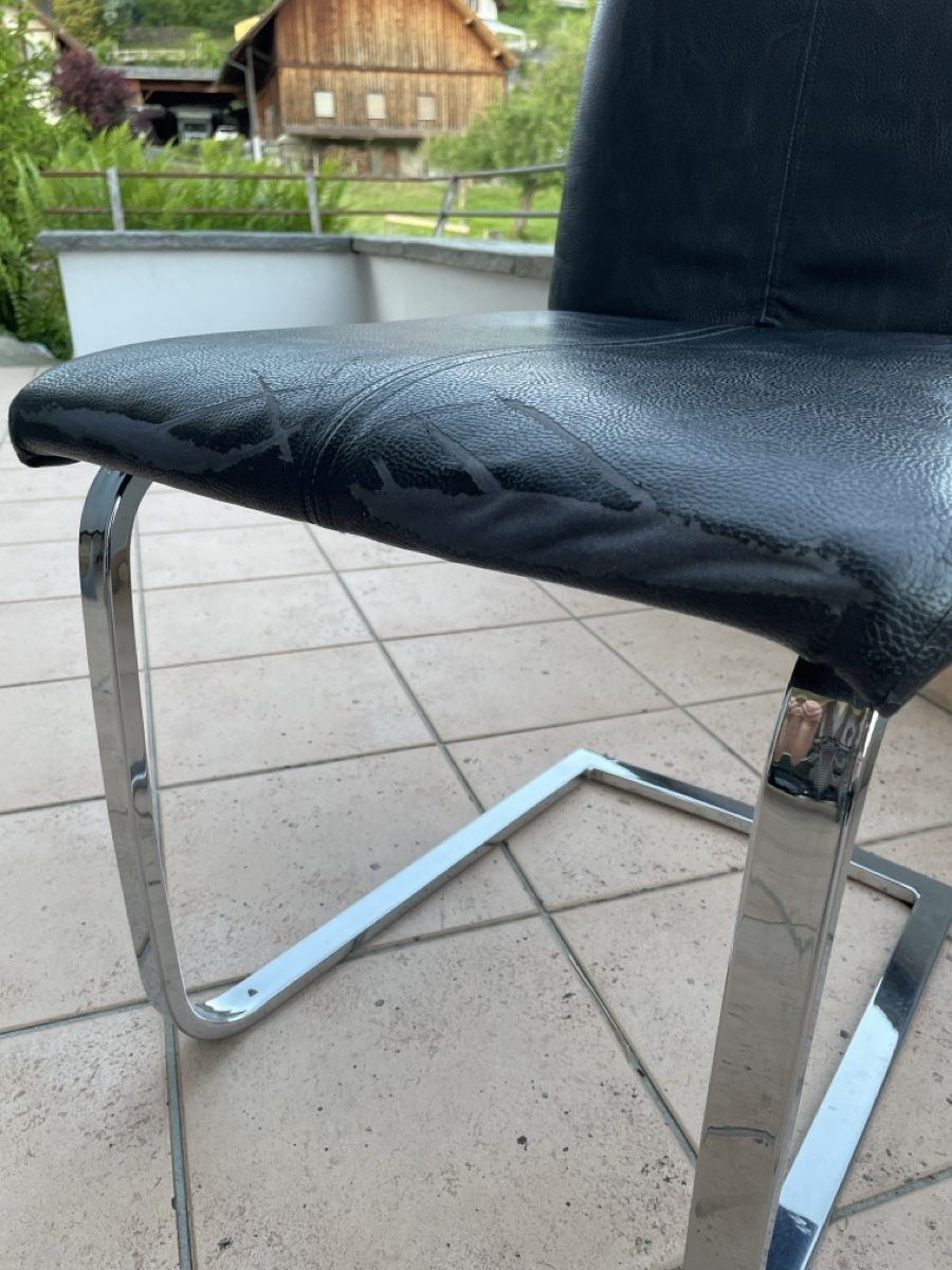 Sedie: 6stk. Essstuhl Freischwinger Kunstleder – Usato da Gelterfingen venduto da sib_mdt7 3