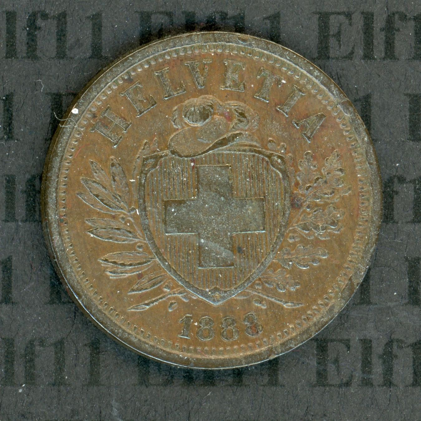 Tutti le monete: CHF___0.02 1888 vz-unz 2 Rappen – Usato da Widnau venduto da Elf11