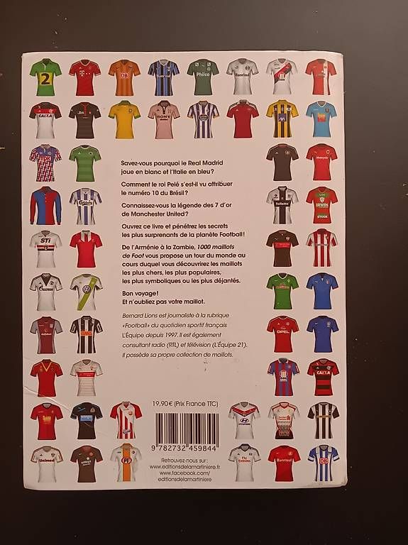 Libri: 1000 maillots de foot Bernard Lions – Usato da Lausanne venduto da Grabock 1