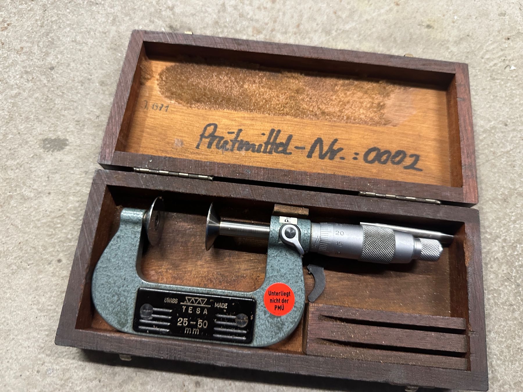 Misurare: TESA Mikrometer 0 - 50mm (2 Stück) – Usato da Staufen venduto da Moogybee