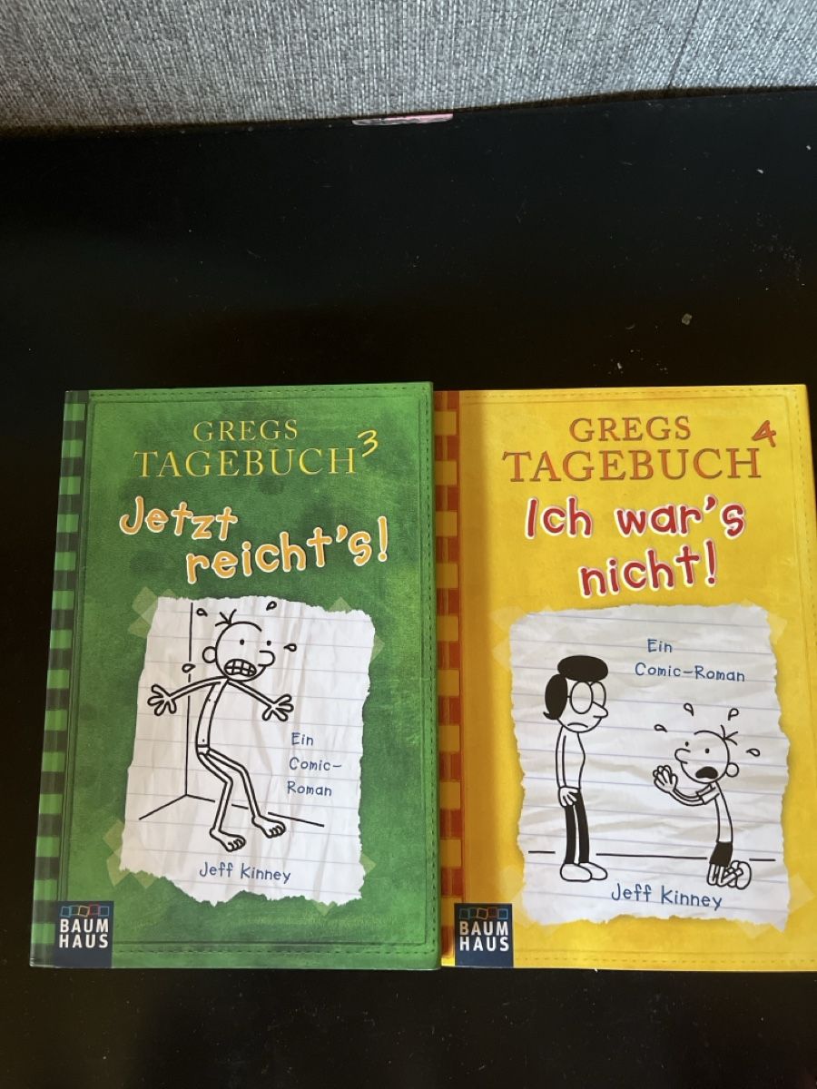 Libri: Gregs Tagebuch 3 und 4 Comic Roman, 2 Bände – Usato da Conters venduto da Bloom007