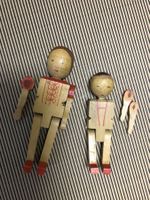 Antike Puppenstube Figuren Appenzeller