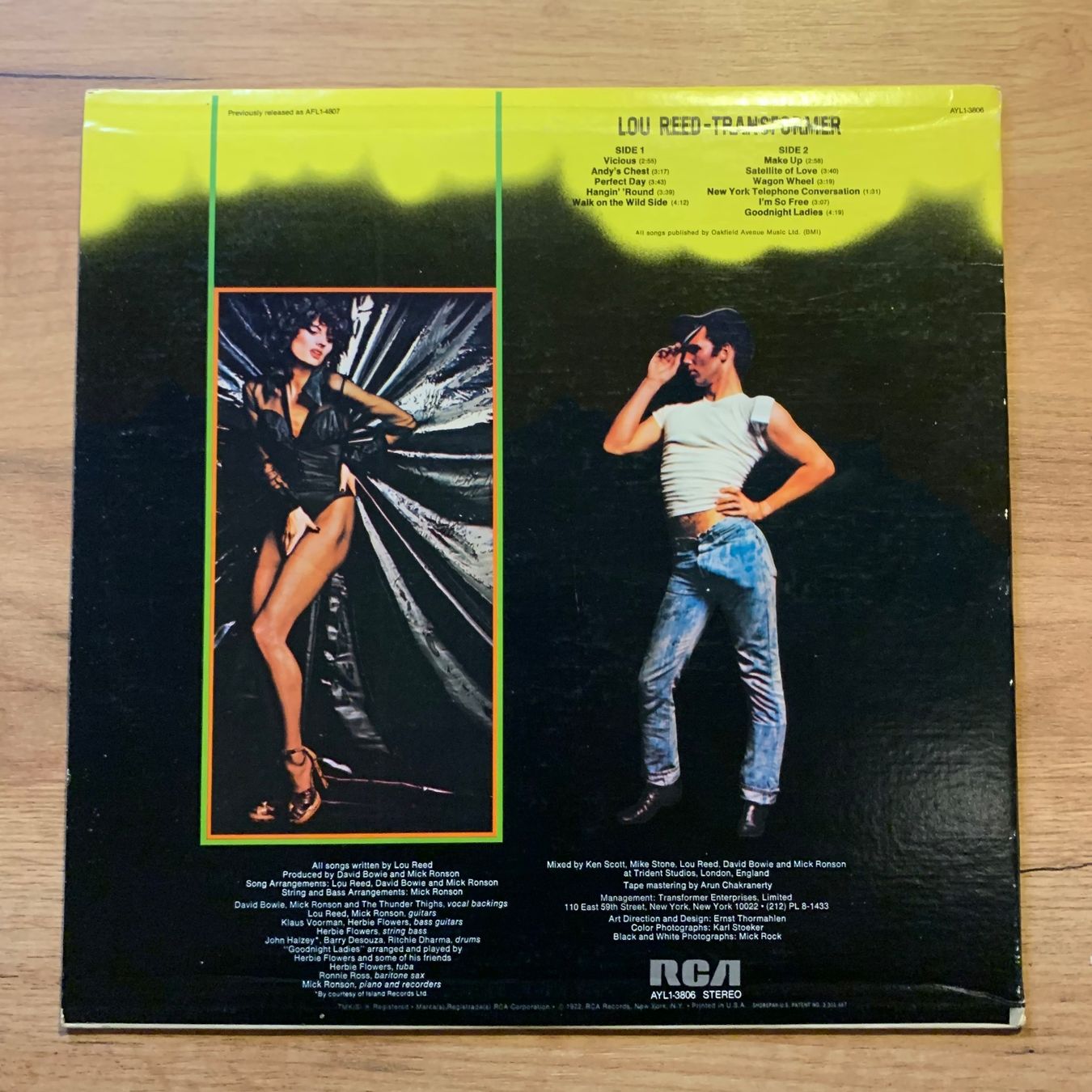 Schallplatten: LOU REED - TRANSFORMER...RE US...VG++/VG – Gebraucht aus Gals von Diskopatshop 1