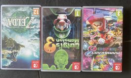 Nintendo Switch Spiele: Zelda, Mario Kart 8, Luigi's Mansion
