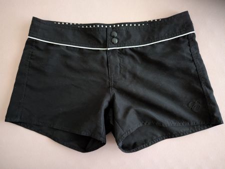 Badeshorts schwarz, Grösse 36