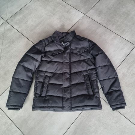 Giubbotto invernale Jack & Jones M nero cappuccio staccabile
