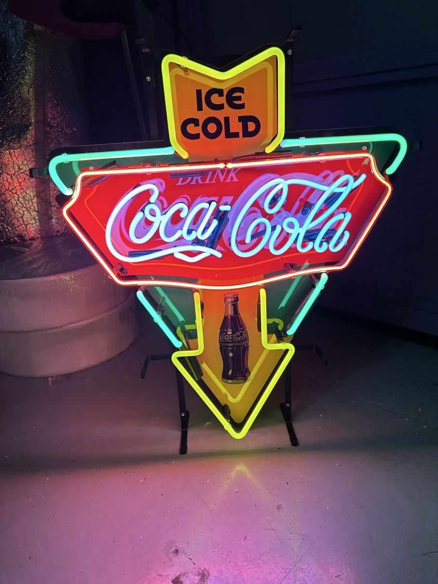 Lampade: Enseigne lumineuse néon Coca Cola – Nuovo (secondo la descrizione) da Chevroux venduto da alex911
