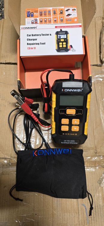 Profi Auto batterieprüfgerät 12V Batterietester Ladegerät (Neu (gemäss ...