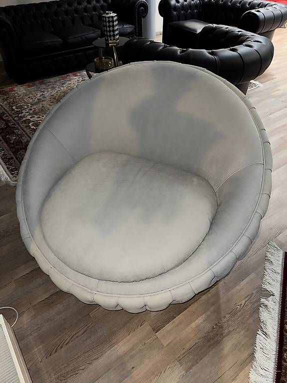 Poltrone: Sessel Chesterfield echt Leder Nubuk Designer – Usato da Zug venduto da sol_2cgs