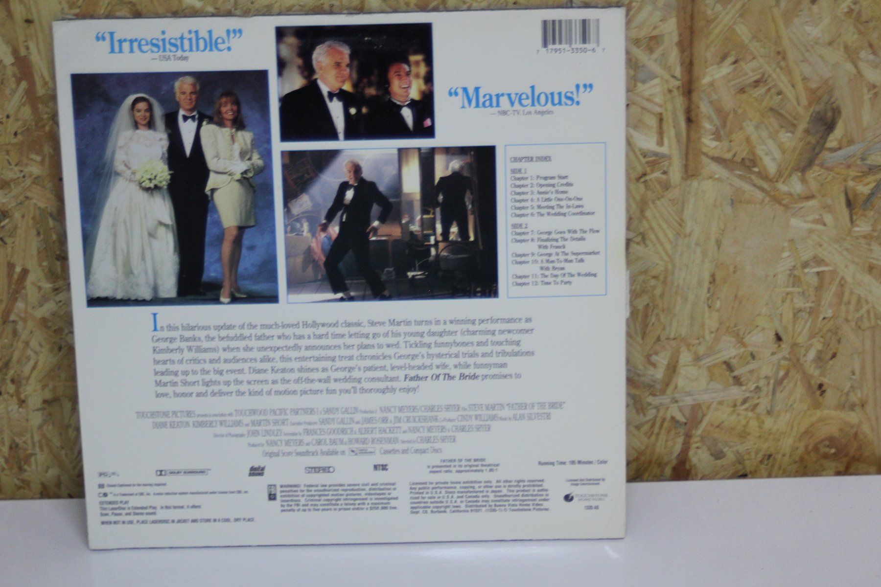 Sonstiges zu Filme & Serien: FATHER OF THE BRIDE Laserdisc – Gebraucht aus Pratteln von  2