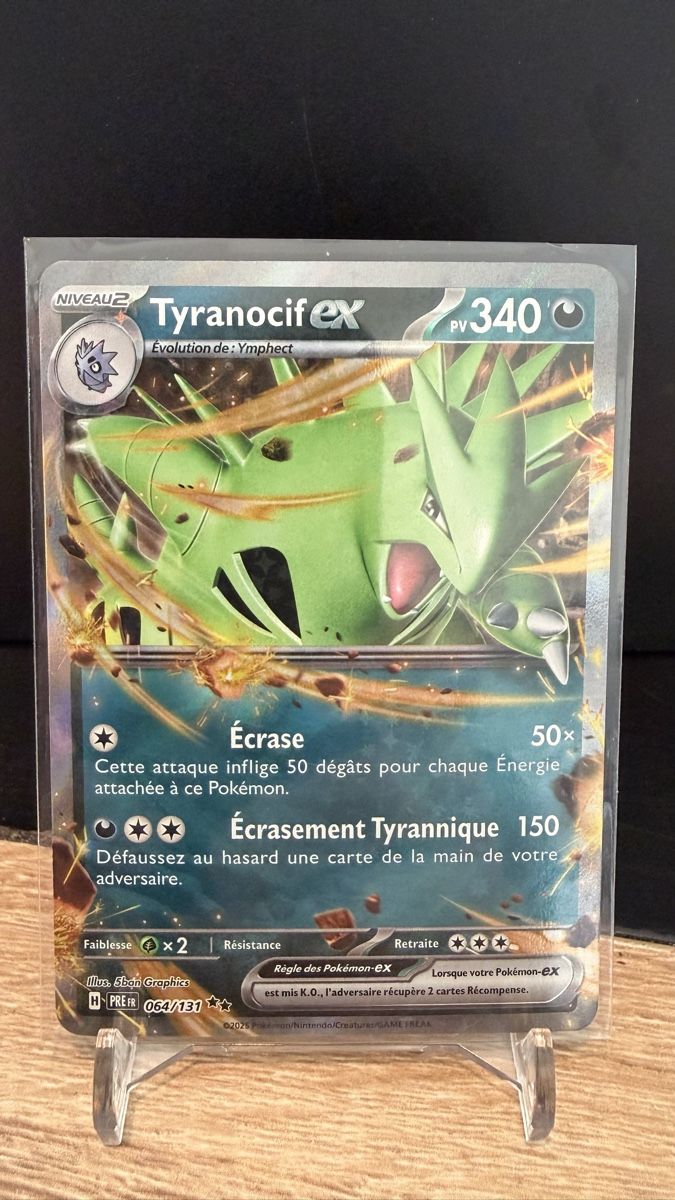 Pokémon Sammelbilder & Trading cards: Tyranocif Ex 064/131 – Neu (gemäss Beschreibung) aus Boudry von Poketo17
