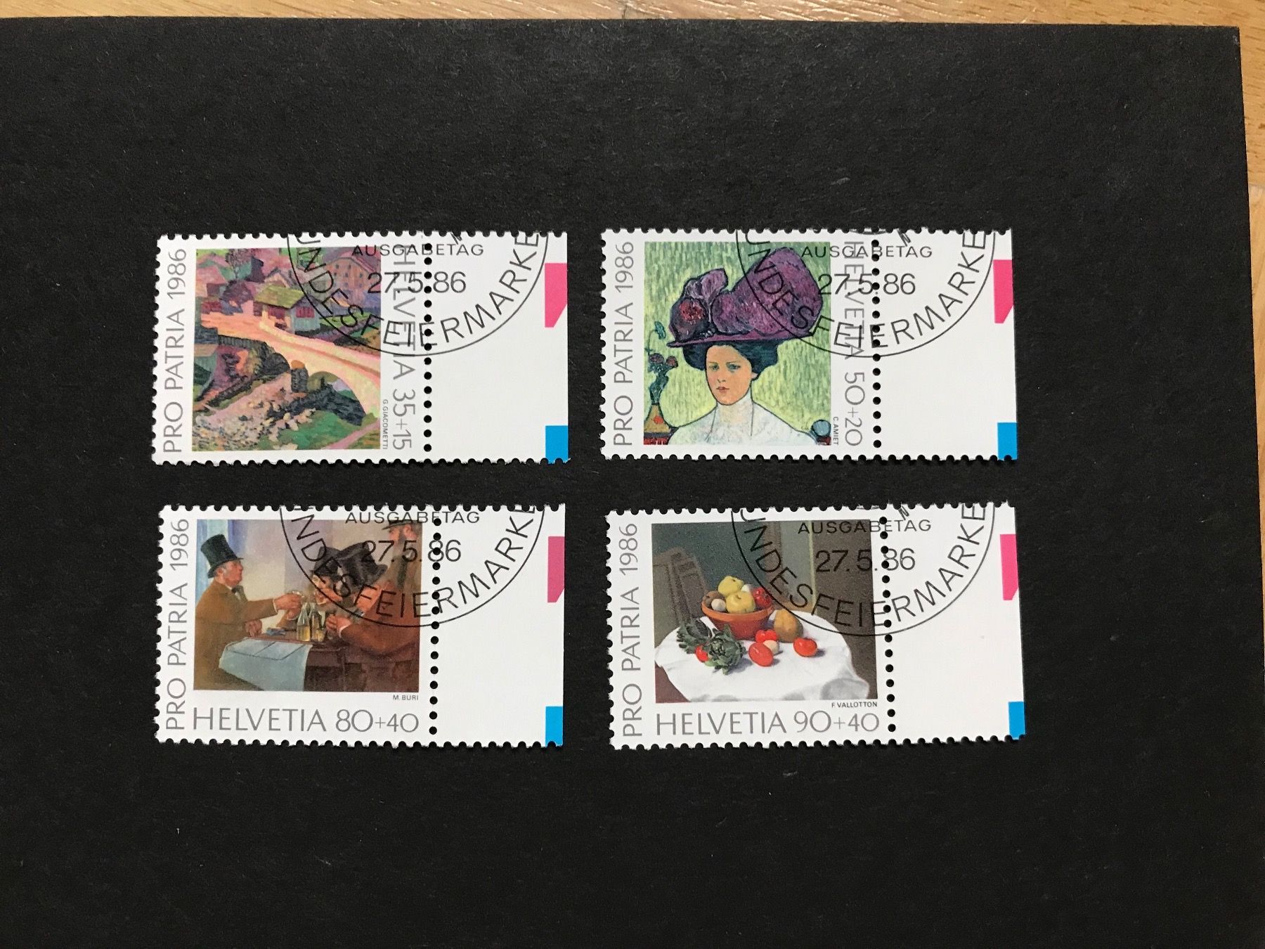 Tous les timbres: 1986, Pro Patria Satz. ET – D'occasion à stäfa par brandy66