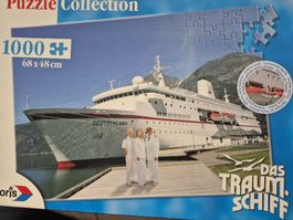 Das Traumschiff Puzzle, 1000 Teile, Vollständig! 🚢😊