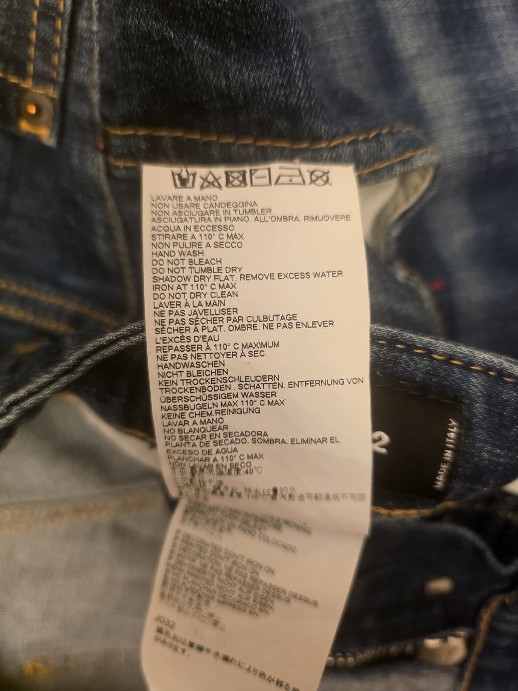Dsquared2 Jeans: Dsquared2 Herren Jeans, Grösse 52. – Usato da Winterthur venduto da Panda1993 6