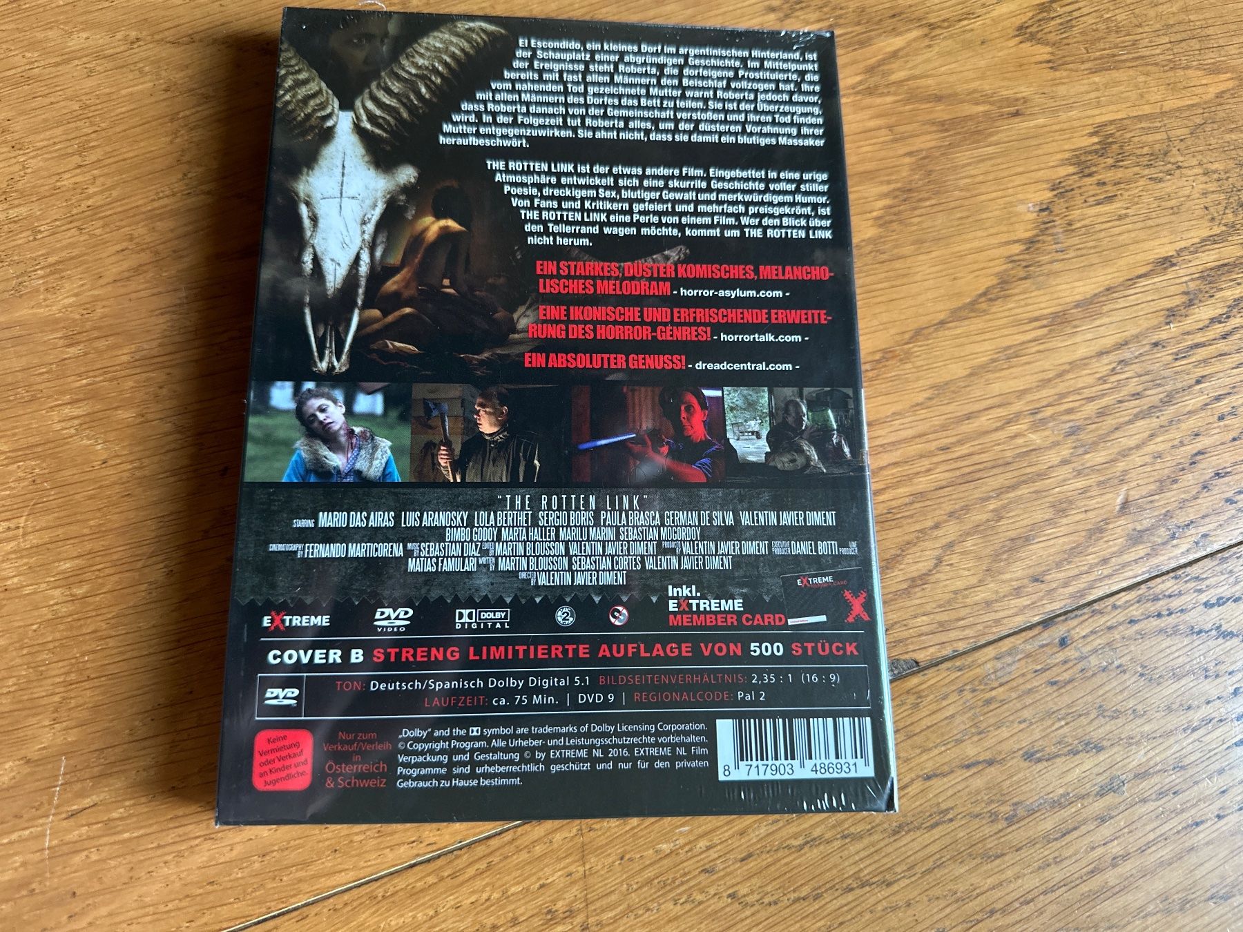 Alle DVDs: Rotten Link Mediabook OVP – Neu und originalverpackt aus Benken ZH von Audi-erich 1