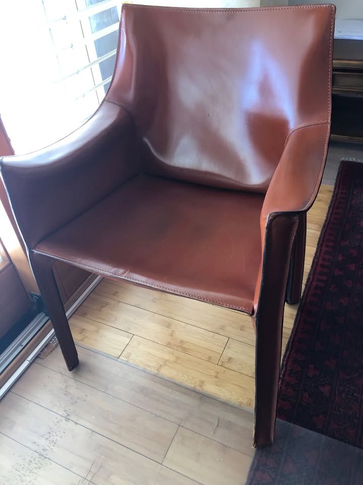 Cassina Sedie: Chaise Cassina Cab 413 Lederstuhl – Usato da Icogne venduto da cen_h97r 1