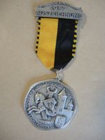 1957 Schützenfest Auszeichnung Medaille Kranz Lichtensteig
