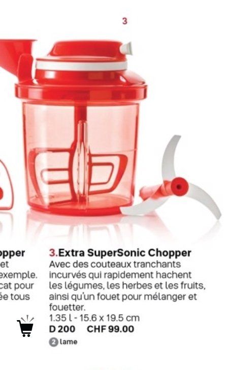 Extra supersonic chopper Tupperware | Kaufen auf Ricardo
