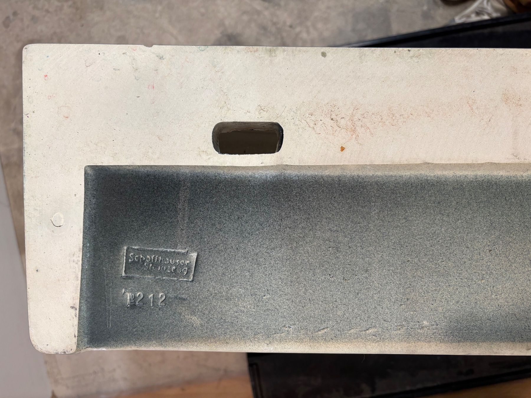 Lavabi & lavandini: Schwarzes Lavabo/Waschbecken - Keramik – Usato da Winterthur venduto da ReUse_Baumarkt 4