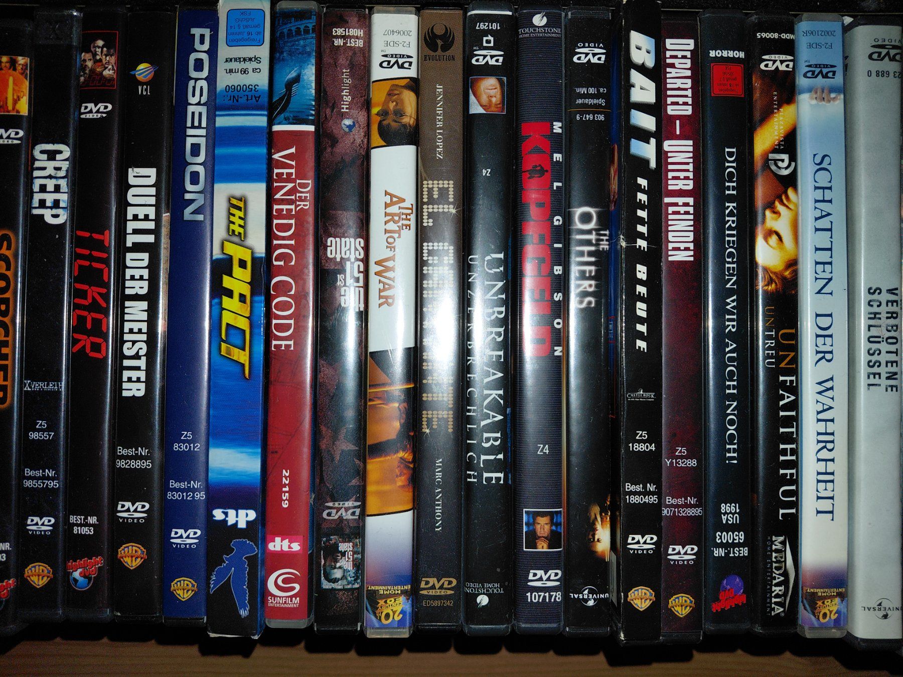 Tutti i DVDs: 46 diverse DVD Filme – Usato da Illnau venduto da myoneclaude 2