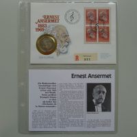 1985: NUMISBRIEF (MÜNZBRIEF) von Ernst Ansermet